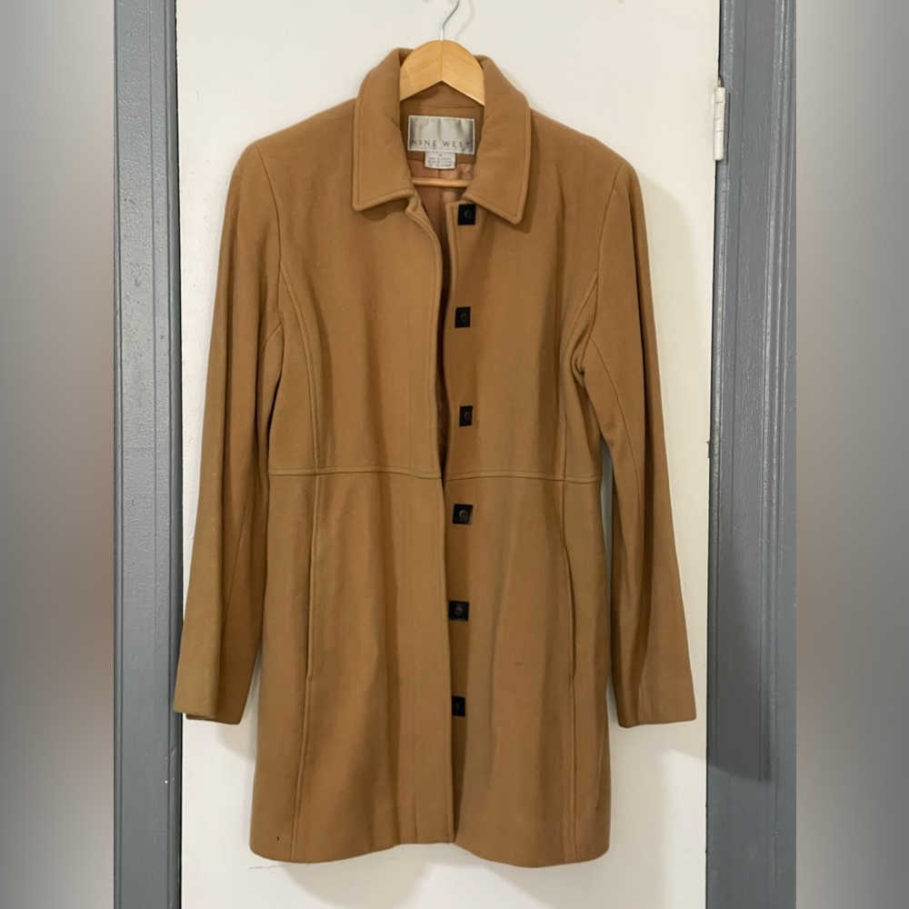 Nine West Dark Beige Peacoat